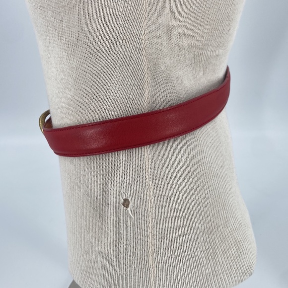 Sold❌❌❌Vintage Coach Red leather Belt - Picture 3 of 8